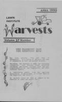 Lawn Institute harvests. Vol. 37 no. 1 (1990 April)