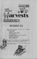 Lawn Institute Harvests. Vol. 37 no. 4 (1991 January)