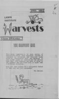 Lawn Institute harvests. Vol. 39 no. 1 (1992 April)