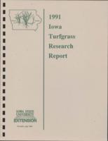 1991 Iowa turfgrass research report