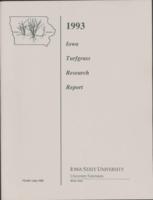 1993 Iowa turfgrass research report