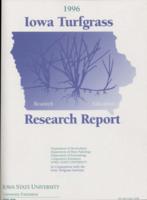 1996 Iowa turfgrass research report