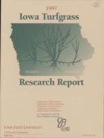 1997 Iowa turfgrass research report