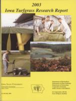 2003 Iowa turfgrass research report