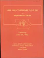 1983 Iowa Turfgrass Field Day and Equipment Show