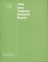 1984 Iowa Turfgrass Research Report