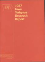 1987 Iowa turfgrass research report