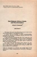 Sub-Saharan Africa's media and neocolonialism