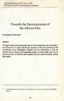 Towards the decolonization of the African film