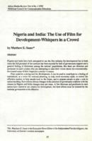 Nigeria and India : the use of film for development-whispers in a crowd