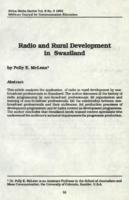 Radio and rural development in Swaziland