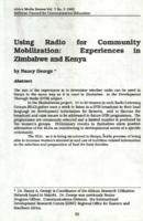 Using radio for community mobilization : experiences in Zimbabwe and Kenya