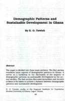 Demographic patterns and sustainable development in Ghana