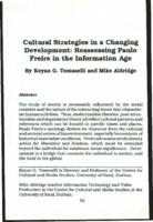 Cultural strategies in a changing development : reassessing Paulo Freire in the information age
