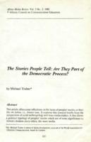 The stories people tell : are they part of the democratic process?