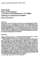 What are we promoting? A case study of the introduction of a new milling technology in a rural area in Zimbabwe