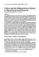 Culture and the indigenisation of quality in Third World social research