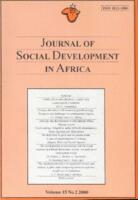 Cover, publication data, notes for contributors, content, supplementary publications of the Journal of social development in Africa
