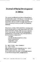 Journal of social development in Africa