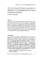The role of the adult literacy organization of Zimbabwe (ALOZ) in the implementation of literacy programmes in Zimbabwe