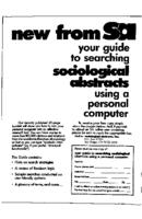 Your guide to searching Sociological abstracts