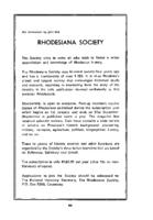 Advertisement : An invitation to join the Rhodesiana Society