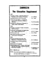 Advertisement : Zambezia, the education supplement