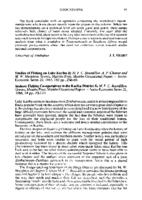 Book review : Studies of fishing on Lake Kariba by M.F.C. Bourdillon, A.P. Cheater and M.W. Murphree, and Inshore fishing cooperatives in the Kariba District by M.F.C. Bourdillon