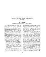 Aspects of the role of man in erosion in Rhodesia