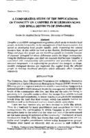 A comparative study of the implications of ethnicity on CAMPFIRE in Bulilimamangwe and Binga Districts of Zimbabwe