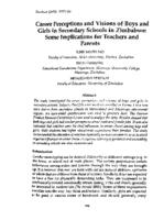 Career perceptions and visions of boys and girls in secondary schools in Zimbabwe : some implications for teachers and parents