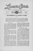 Lawn care. Vol. 7 no. 4 (1934 August)