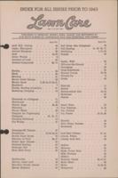Lawn care. Index for all issues prior to 1943