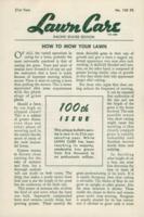 Lawn care. Vol. 21 no. 100 PS (1948)