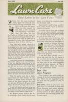 Lawn care. Vol. 26 no. 130 (1953 September/October)