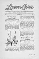 Lawn care. Vol. 1 no. 1 (1928 August)