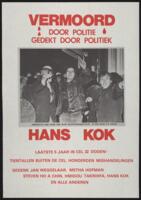 Vermoord door politie, gedekt door politiek : Hans Kok