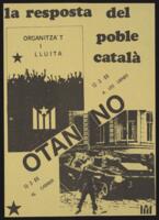 La reposta del poble Català : OTAN no