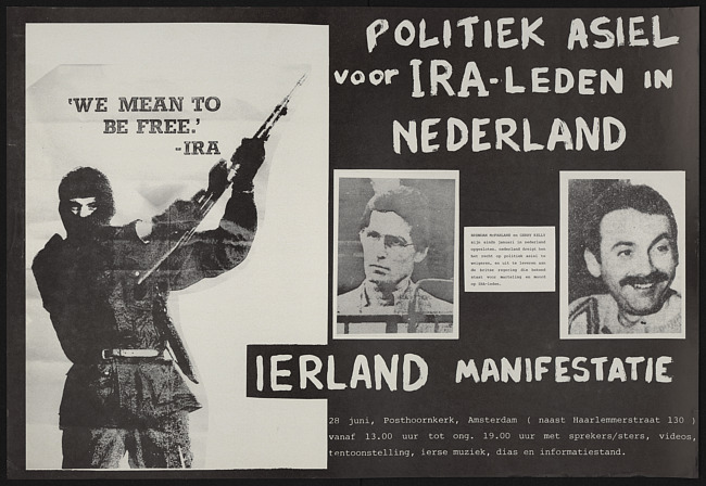Politiek asiel voor IRA-leden in Nederland