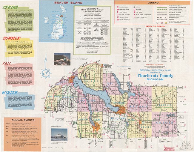 General highway map : Charlevoix County, Michigan
