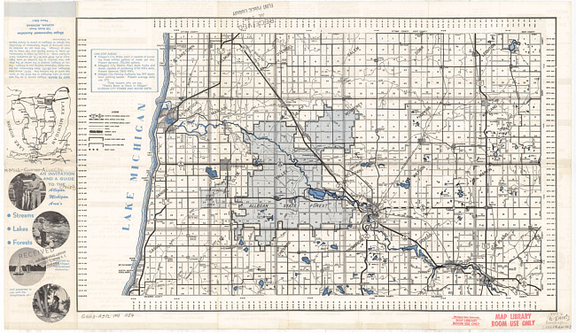 An invitation and a guide to the Allegan, Michigan, area's streams, lakes, forests