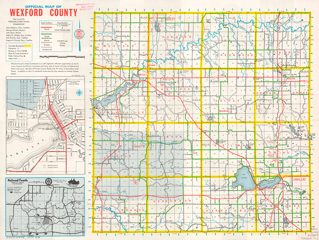 Official map of Wexford County