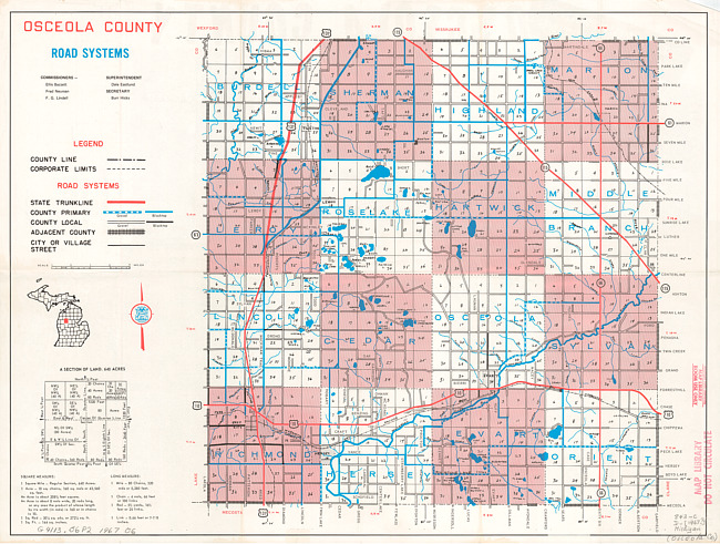 Osceola County road systems