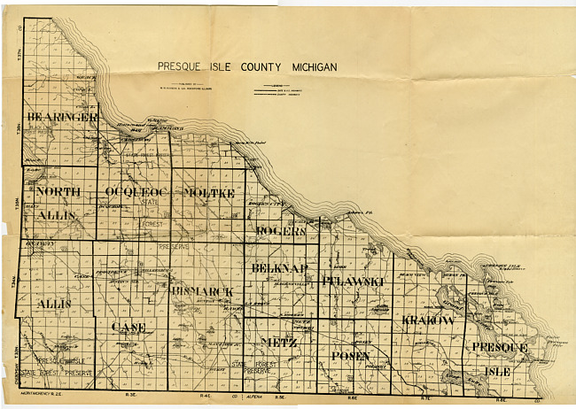 Plat book of Presque Isle County, Michigan