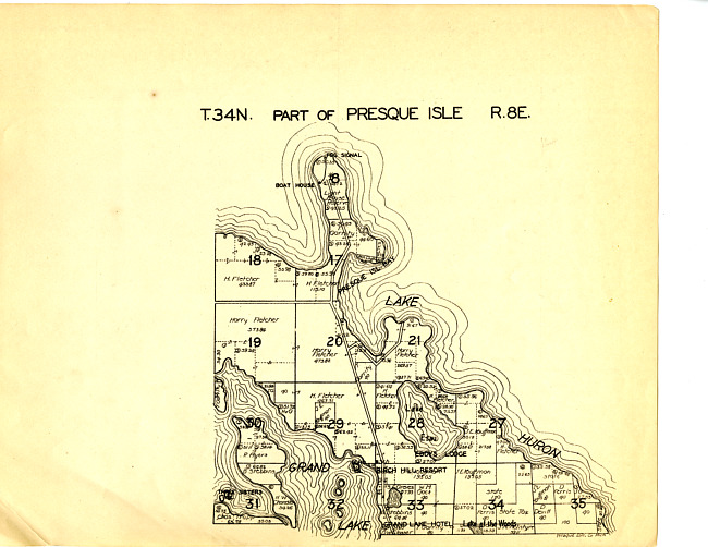 Part of Presque isle, Township 34N Range 8E