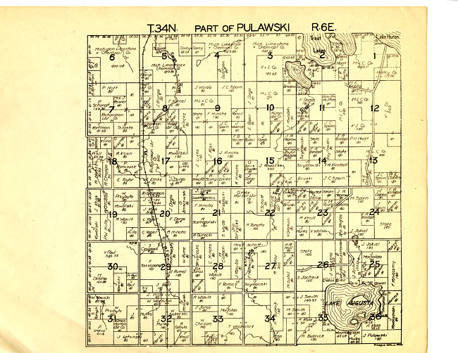 Part of Pulawski, Township 34N Range 6E