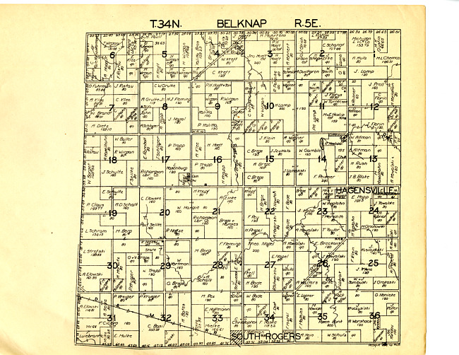 Belknap, Township 34N Range 5E