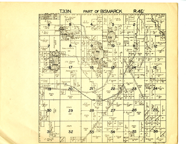 Part of Bismarck, Township 33N Range 4E