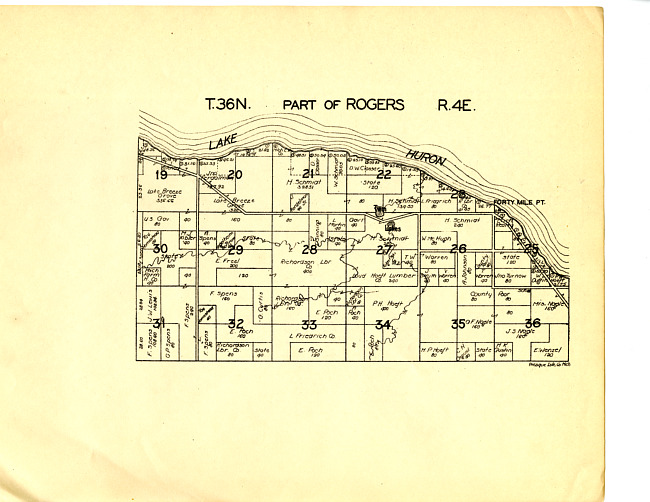 Part of Rogers, Township 36N Range 4E