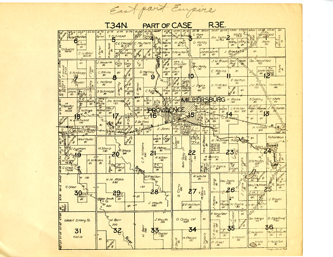 Part of Case, Township 34N Range 3E